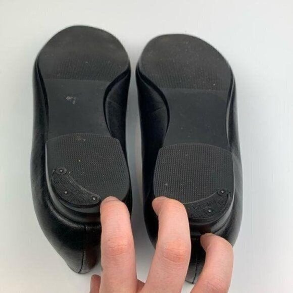Trotters flats 9.5 black leather loafers ballet - Picture 6 of 9